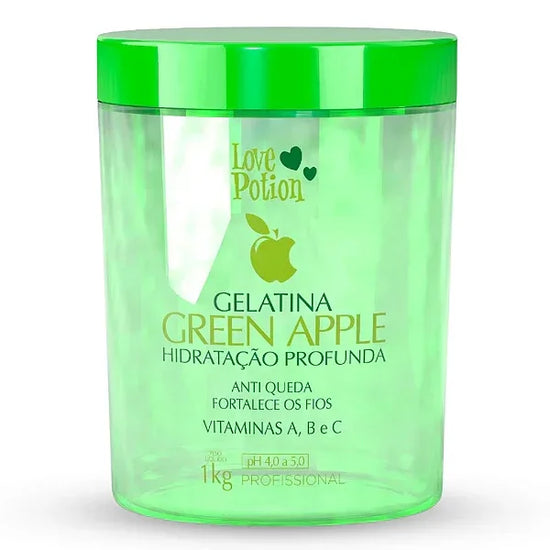 Love Potion Gelatina Green Apple Deep Hydration 1kg
