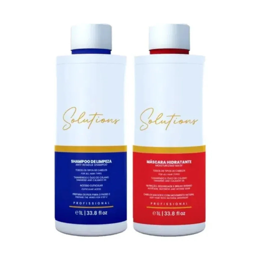 Portier Solutions Set 2 x 1 Liter - Brazil Keratin