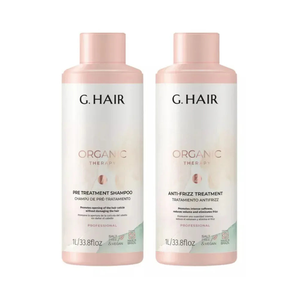 G.Hair Organic Therapy Set 2 x 1 Liter - Brazil Keratin