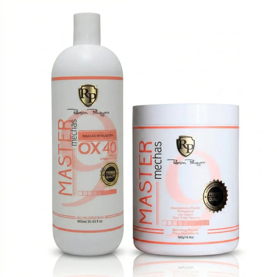 Robson Peluquero Master Mechas 500g 16,9 fl.oz + Ox 40 Volumes 900ml