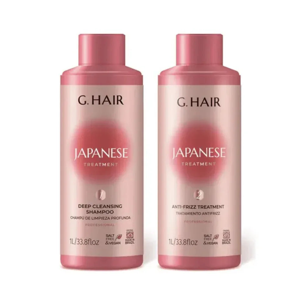 G.Hair Japanese Set 2 x 1 Liter - Brazil Keratin