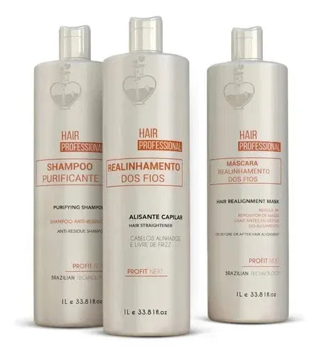 Love Potion Realinhamento dos Fios 3 x 1 Liter - Brazil Keratin