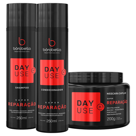Borabella Day Use Super Repair Shampoo + Conditioner + Mask