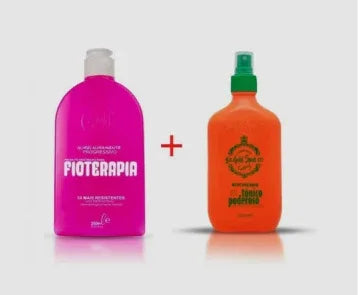 Gold Spell Fioterapia Everk + Tonico Poderoso Set 2 Products - Brazil Keratin