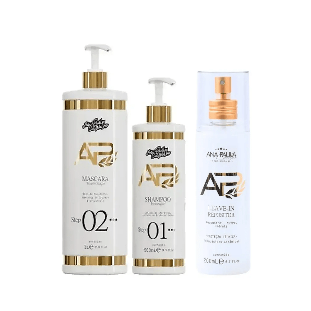Ana Paula Carvalho Liso Lambido Set 3-Steps - BrazilKeratin.net