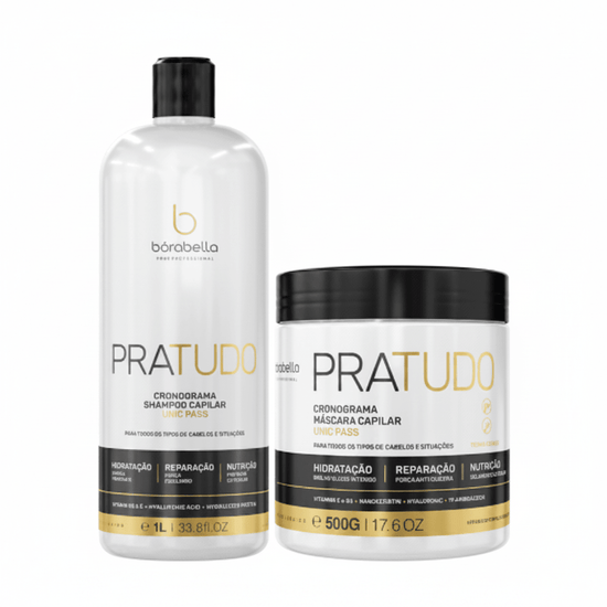 Borabella Pra Tudo Set Shampoo 1L + Mask 500g