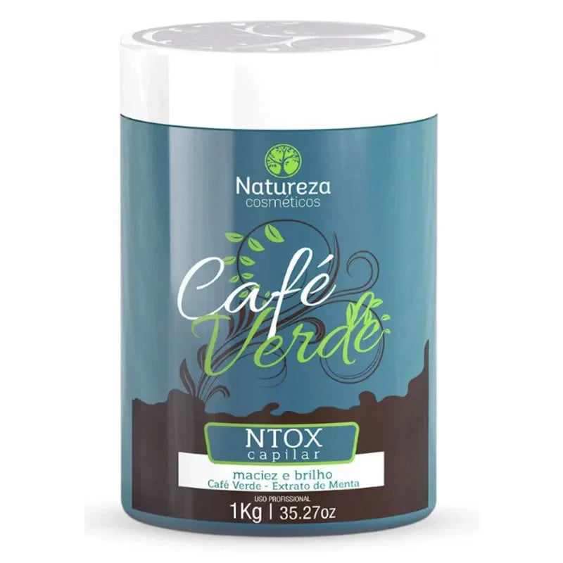 Natureza Cosmetics Café Verde Ntox Capilar 1KG - Brazil Keratin