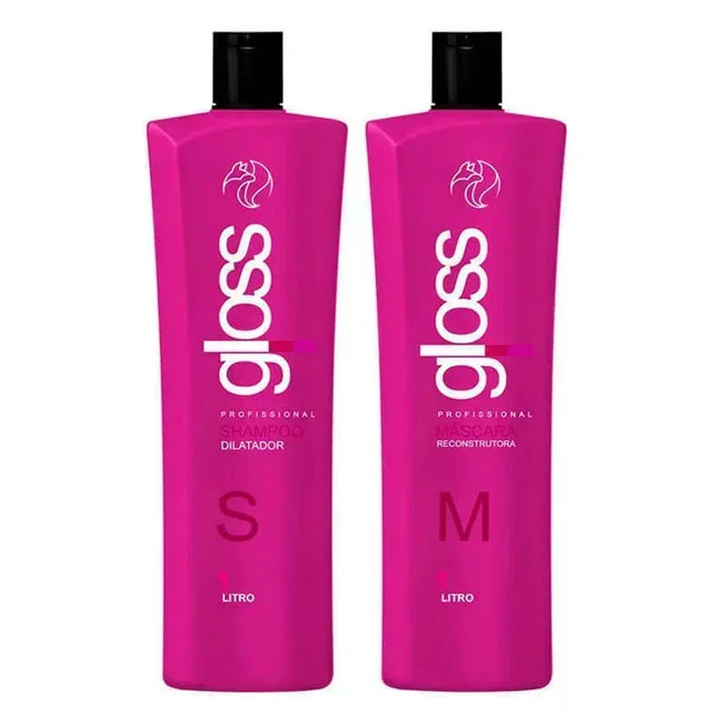 Fox Gloss Treatment Set 2x1 Liter - Brazil Keratin