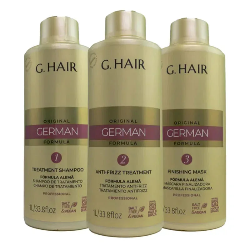 G Hair German Set 3x1 Liter - Brazil Keratin
