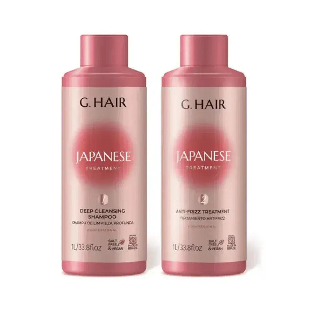 G.Hair Japanese Set 2 x 1 Liter - Brazil Keratin