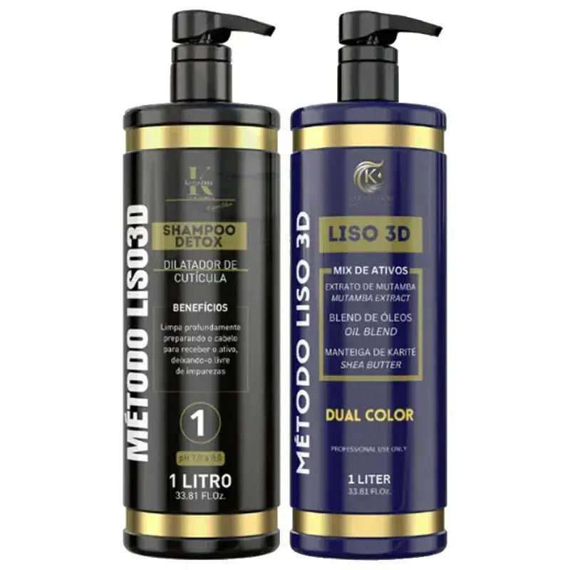 Kerastinni Método Liso 3D Set 2x1 Liter - Brazil Keratin
