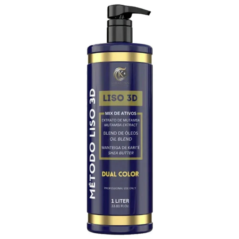 Kerastinni Método Liso 3D Reconstructive 1 Liter - Brazil Keratin
