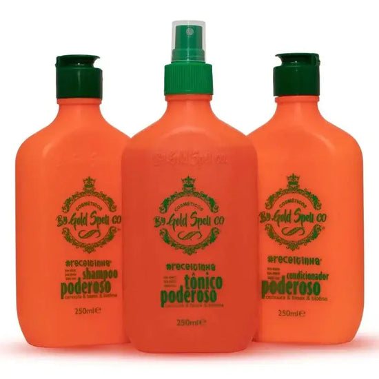 Gold Spell Tonico Poderoso + Shampoo + Condicionador 3 x 250 ml
