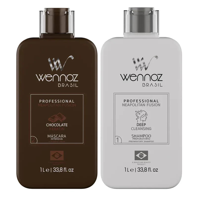 Wennoz Chocolate Keratin Set 2x1 Liter - Brazil Keratin