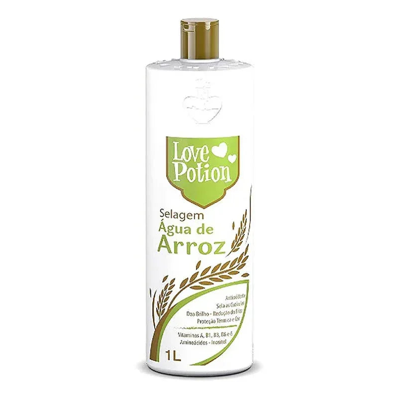 Love Potion Selagem Agua de Arroz Single Step 1 Liter - Brazil Keratin