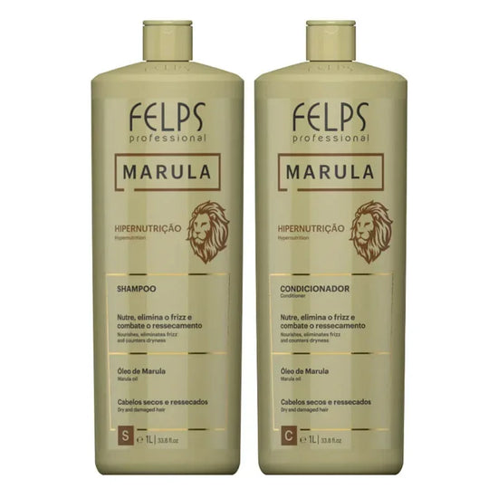 Felps Marula Hipernutrição Shampoo + Conditioner Set 2 x 1 Liter