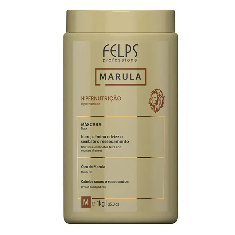 Felps Marula Hipernutrição Mask 1 Kg - Brazil Keratin