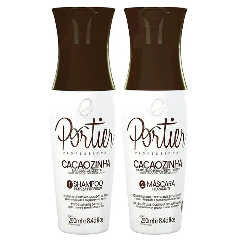 Portier Cacauzinha Shampoo e Mascara Set 2 x 250 ml - Brazil Keratin