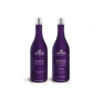 Omnia Professional Silver Volume Reducer Set 2x1 1Liter - Brazil Keratin