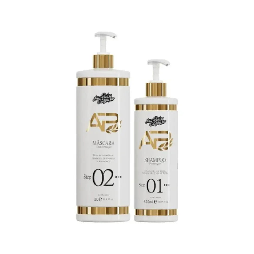 Ana Paula Carvalho Liso Lambido Set 2 Products - Brazil Keratin