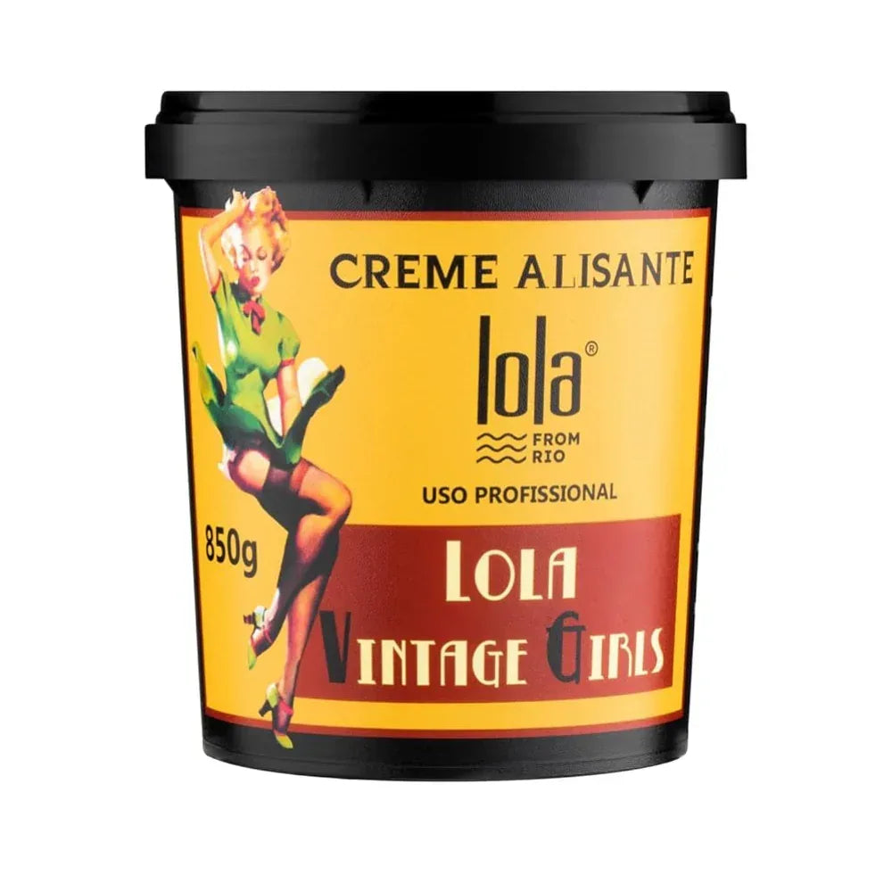 Lola Vintage Girls Creme Alisante 850G - Brazil Keratin