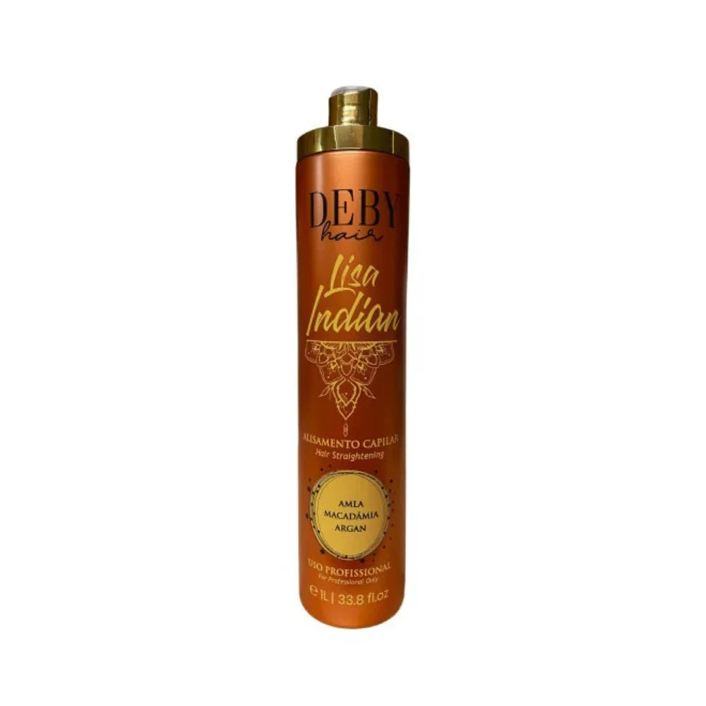 Deby Hair Lisa Indian Hair Straightening 1 Liter - Brazil Keratin