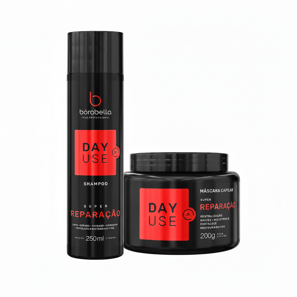 Borabella Day Use Super Repair Shampoo 250ml + Mask 200g