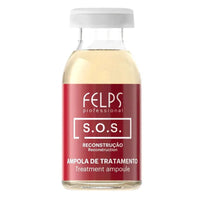 Felps S.O.S Reconstrução Ampola 15 ml Box 12 Units - Brazil Keratin