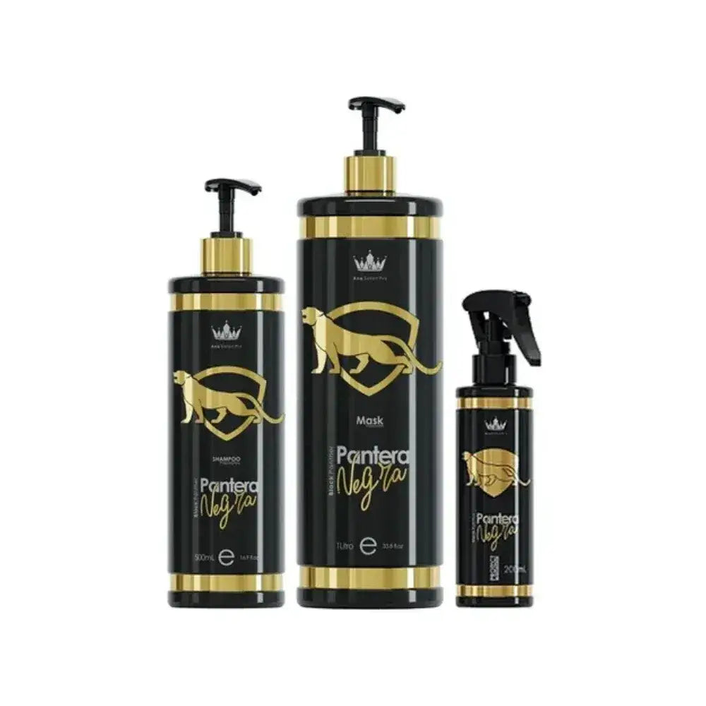 Ana Paula Carvalho Pantera Negra + Protect Thermal Set 3 steps - Brazil Keratin