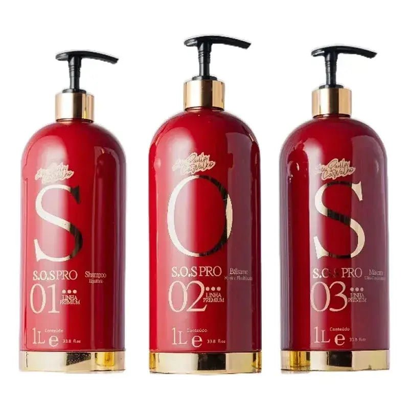 Ana Paula Carvalho SOS Pro Hair Treatment Set | Brazil Keratin