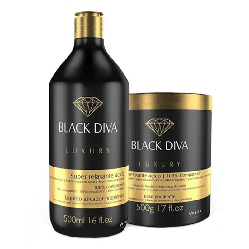 Ybera Black Diva Luxury Set 500ML + 500G - Brazil Keratin
