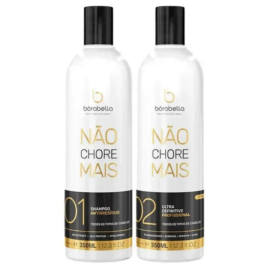 Borabella Not Cry More Não Chore Mais FormalDehyde set 2x 350ml