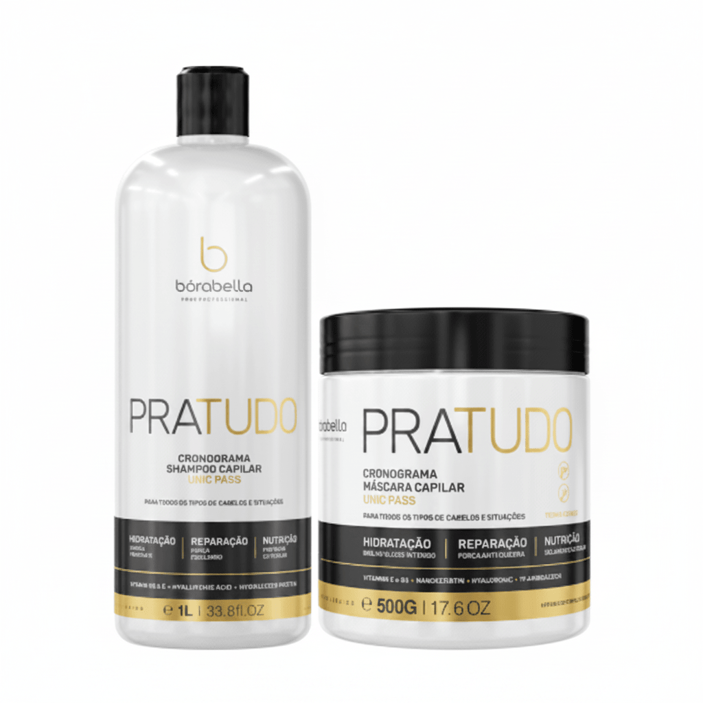 Borabella Pra Tudo Set Shampoo 1L + Mask 500g - BrazilKeratin.net