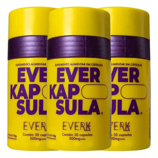 Everkapsula Everk Set 3x30 Capsules Each Total 90