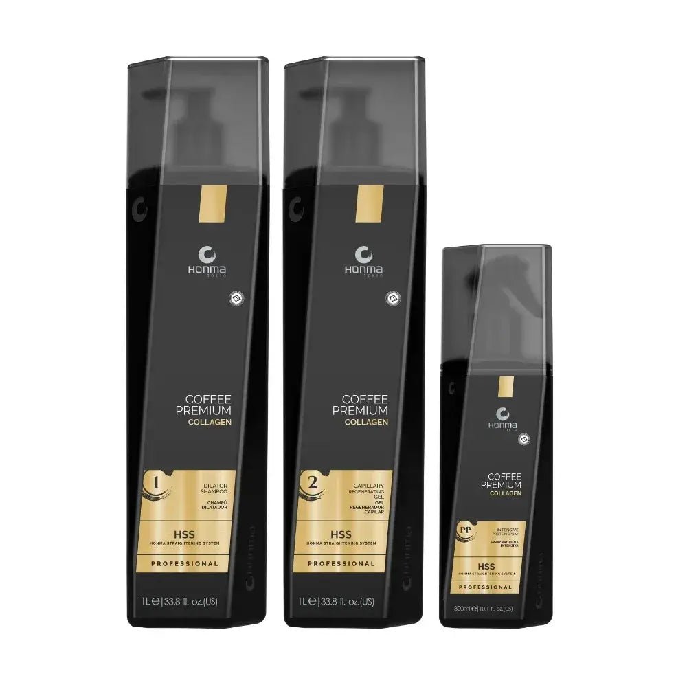 Honma Tokyo Coffee Premium Collagen Complete Set - Brazil Keratin