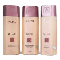 Inoar Professonal G.Hair Keratin Set 3x1 Liter - BrazilKeratin.net