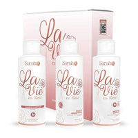 Sarah K La Vie en Rose Restorative Protein Set 3x100 ml - Brazil Keratin