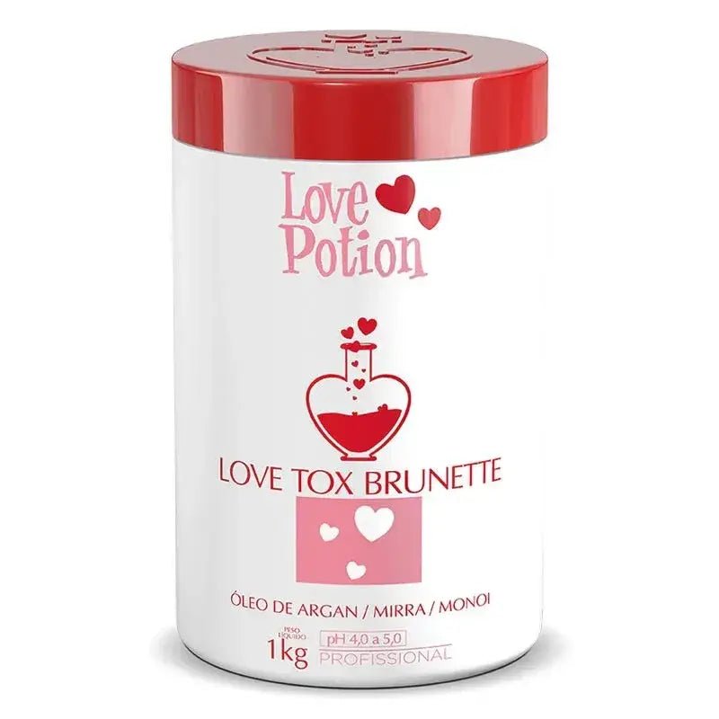 Love Potion Love Tox Brunette Volume Reducer 1Kg - Brazil Keratin