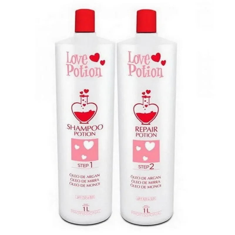 Love Potion Repair Set 2 x 1 Liter - Brazil Keratin