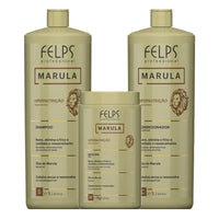Felps Marula Hipernutrição Shampoo + Conditioner + Mask 3 Products - Brazil Keratin