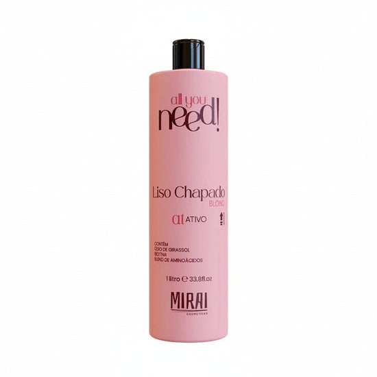 Mirai Liso Chapado Blond Hair Straightening 1L