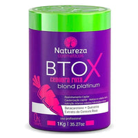 Natureza Cosmétics Ntox Cenoura Roxa Blond Platinum 1 kg - Brazil Keratin