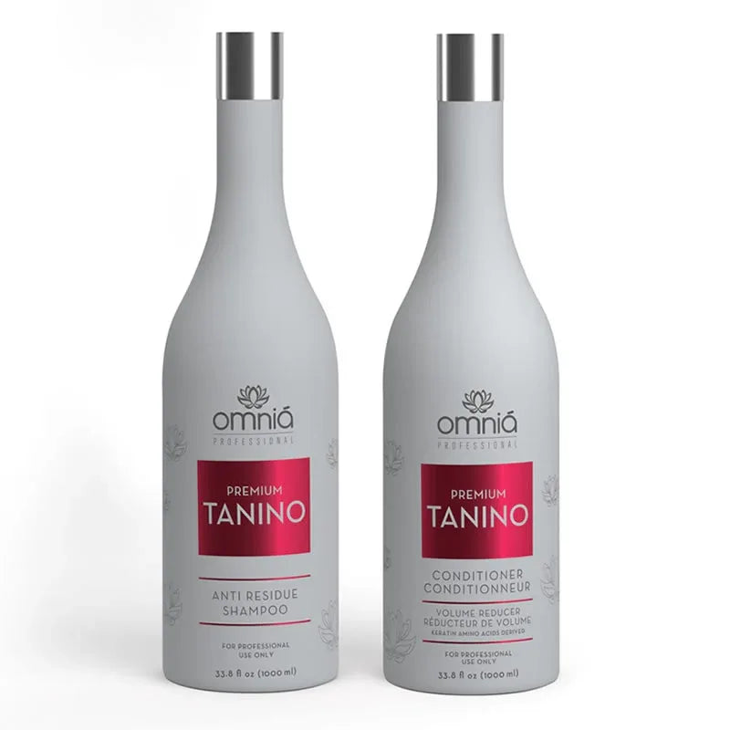 Omnia Tanino Taninoplastia Volume Reducer Set 2x1 Liter - Brazil Keratin