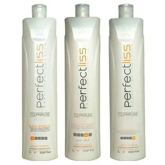 Perfect Liss Brazilian Keratin Tourmaline Visat Hair Anti Frizz Set 3 Products