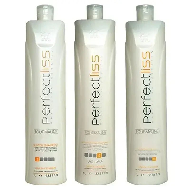 Perfect Liss Brazilian Keratin Tourmaline Visat Hair Anti Frizz Set 3 Products - Brazil Keratin