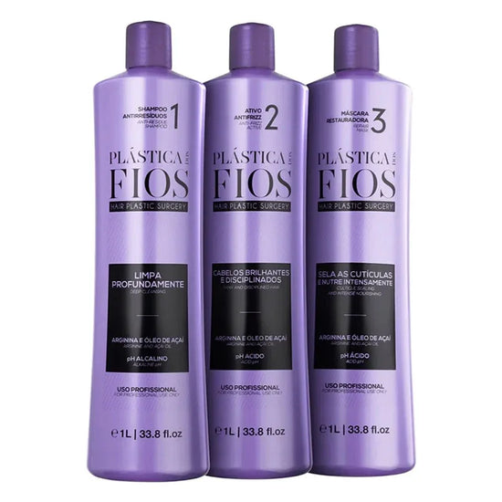 Cadiveu Plastica dos Fios Treatment Set 3x1 Liter