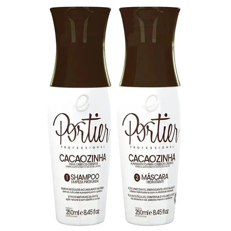 Portier Cacauzinha Shampoo e Mascara Set 2 x 250 ml - Brazil Keratin