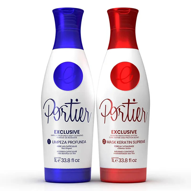 Portier Fine Exclusive Set 2x1 Liter - Brazil Keratin