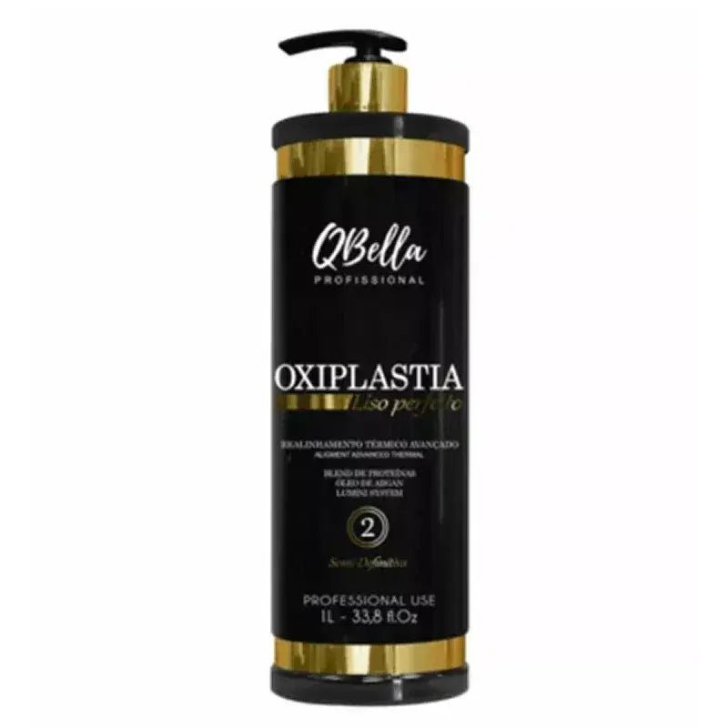 Qbella Oxiplastia Liso Perfeito Step 2 1 Liter - Brazil Keratin
