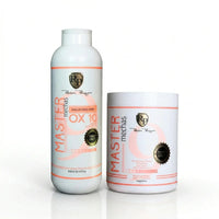 Robson Peluquero Master Mechas 500g 16,9 fl.oz + Ox 10 Volumes 900ml - Brazil Keratin